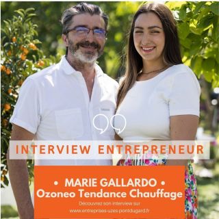 [ Interview Adhérent ] 🎙

Cette semaine, c’est Marie Gallardo d’Ozonéo Tendance Chauffage qui répond à notre interview.
Découvrez l’histoire de cette aventure familiale guidée par les énergies renouvelables 🌱, sur la page Interview de notre site internet.
#interviewadherent #chauffage #energierenouvelable #eupdg #partage #reseauentrepreneur #ozoneo